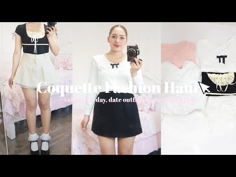 YESSTYLE HAUL| Coquette Fashion  | Try on Haul🧸📹💋🩰💌