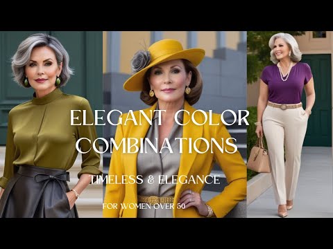 Color Combinations For Elegant & Expensive for woman over 50