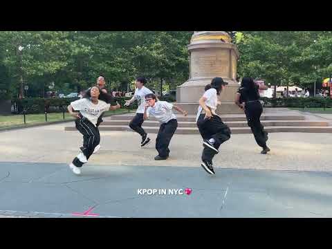 HinLOVE NewBeat x Harmonyc Busking 뉴욕 버스킹 2024.07.15: Standing Next to You (정국) cover [fancam 직캠]