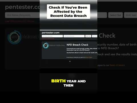 Check If You've Been Affected by the Recent Data Breach
