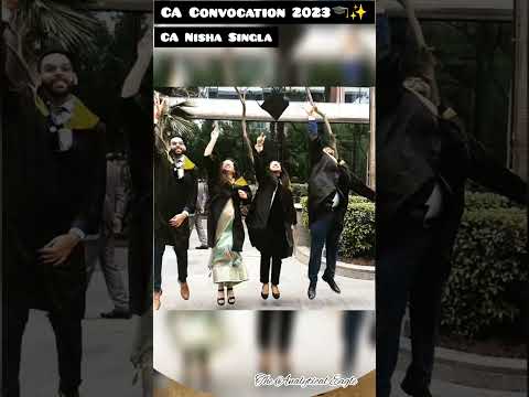 CA 🎓Convocation 2023|| CA Nisha Singla | Ca Motivation 💯✨