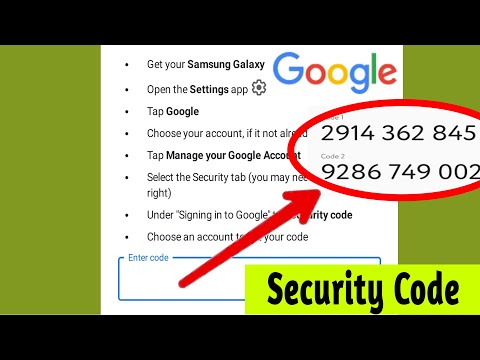 How to Get Google Account Securtiy Code (2024 Update) | Security Verification Code | Gmail Recovery