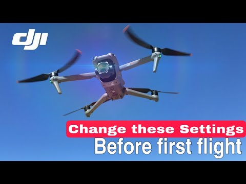 Dji Air 3. For best Cinematic drone video production ensure the following settings are correct.