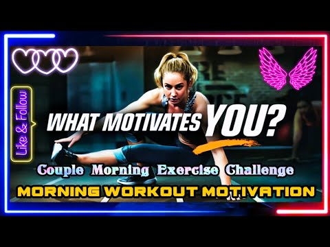 Couple Morning Exercise On Outdoor - Morning Street Workout Motivation | Couple Yoga Tips