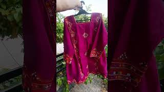 Balochi 3 Pieces Stitched Dress | Zenz Online Store | Pakistani Traditional Wear Fashion