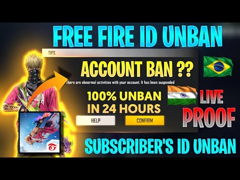 How To Recover Free Fire Suspended Account | ff suspended id Recover 100% | Free Fire ID Unban Trick