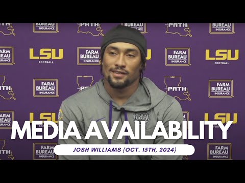 Josh Williams Media Availability (Oct. 15, 2024)