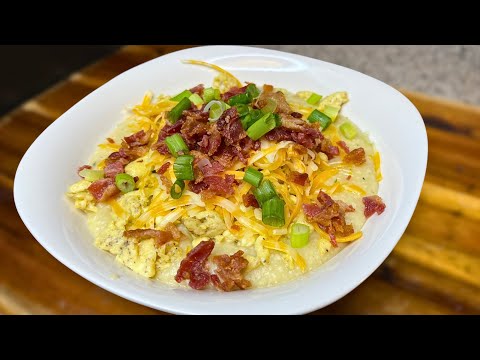 Ultimate Loaded Grits Bowl 🥣 Recipe | Comfort Food Done Right