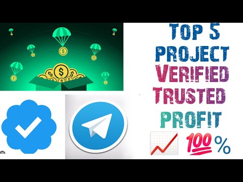 Telegram Top 5 Verified Projects  || Telegram Tap to Earns Free Earnings 🤑 || Free Airdrop Update