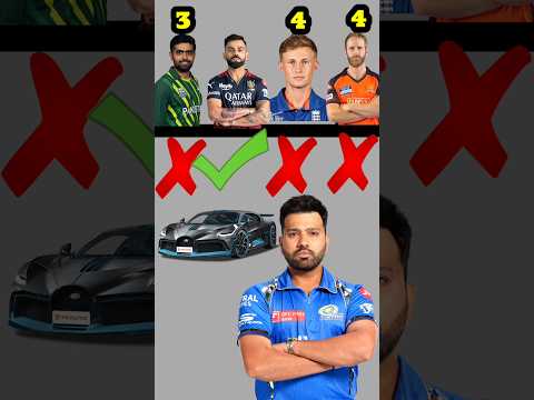 Kiske pass Bugatti car hai ❓#shorts #comparison #vs #viratkohli #cricket #trending