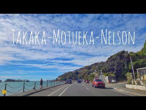 Driving From Golden Bay To Nelson 2024 4K | Takaka - Motueka - Nelson | New Zealand Driving Tour