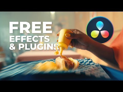 The BEST FREE EFFECTS & PLUGINS for DaVinci Resolve 19