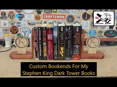 Custom Bookends For My Stephen King Dark Tower Books