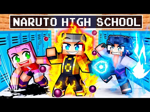 Gara Goes to NARUTO SCHOOL in Minecraft!