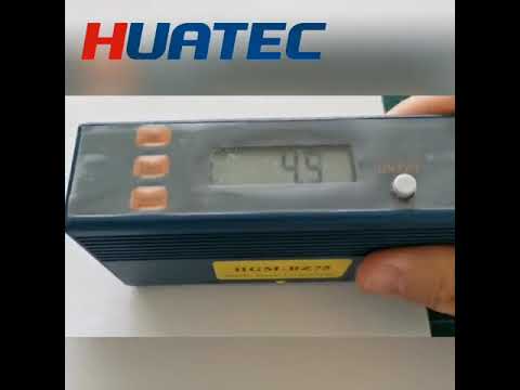 HUATEC Intelligent Gloss Meter HGM BZ75 Product Video