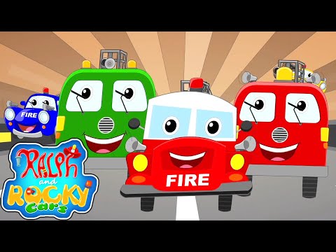 Fire Truck Song | Firefighter To The Rescue | Nursery Rhymes and Baby Songs with Ralph and Rocky