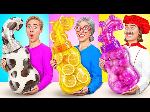 Me vs Grandma Cooking Challenge | Funny Kitchen War by Multi DO Joy