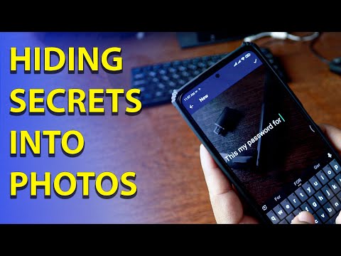 How To Hide Secrets In Photos with Android Phone!