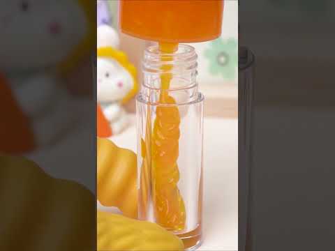 #shorts Handmade Orange Lip Gloss #cosmeticrepair#satisfying#asmr#oddly#oddlysatisfying#fyp