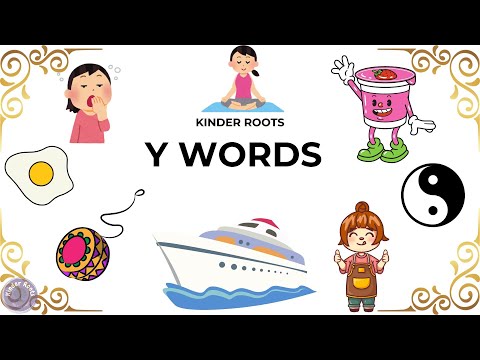 Y Words | Words That Starts With Y | Discover 'Y' Words | A-Z Learning, Kids Learning | Kinder Roots