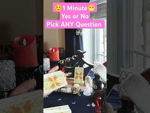 PICK-A-CARD Yes or No🥰 1 Minute/1 Answer💖 #tarot#yesorono#messages#pickacard#today