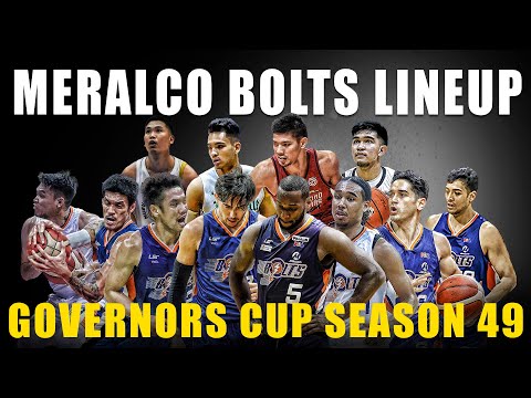 PBA UPDATE MERALCO BOLTS GOVERNORS CUP LINEUP SEASON 49