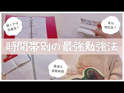 《一日勉強ルーティン》朝•昼•夜の時間帯別やるべき勉強を東大卒女子が解説☀️🌙