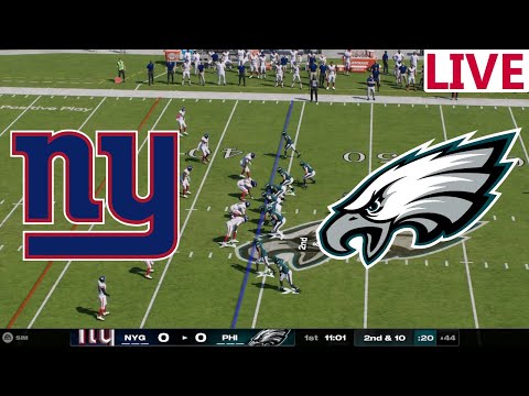 🔴LIVE 🔴New York Giants vs Philadelphia Eagles/ NFL Week 18/Madden NFL 25