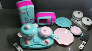 3 minutes Satisfying cute Mini Kitchen set toy | #kitchen #kidstoys #toyset #kitchensettoy