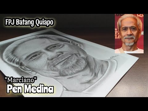 Drawing "Marciano" Pen Medina from FPJ Batang Quiapo | Batang Quiapo | jesar art