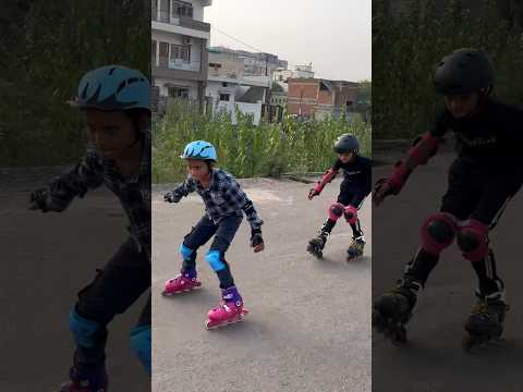 Speed skating race #tranding #inshort #vairal #skating #reaction #balurghat #inlineskating #tranding