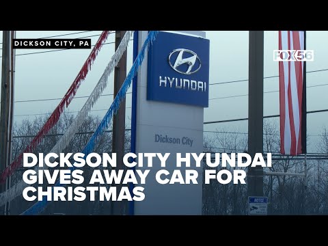 Dickson City Hyundai gives away car for Christmas