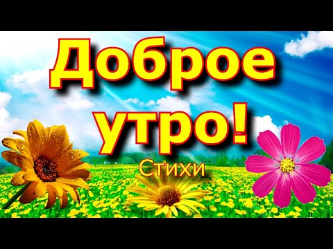 ❤️ Пожелание с Добрым утром в стихах "Вселенной правит Мудрая Любовь!"