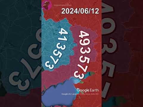 Russian Invasion of Ukraine: June 1st to July 1st, 2024 using Google Earth