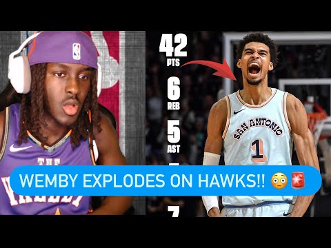 Reaction To Spurs Vs. Hawks (HEATED OT GAME!!) Highlights