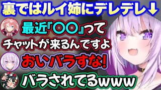 ルイ姉に送った『てえてえチャット』を全国にバラされるおかゆ【ホロライブ切り抜き/猫又おかゆ/鷹嶺ルイ/大神ミオ/泥棒建設】