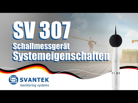 Schallmessgerät | SV 307 | Lärmüberwachungsstation Klasse 1 | SVANTEK | Systemeigenschaften