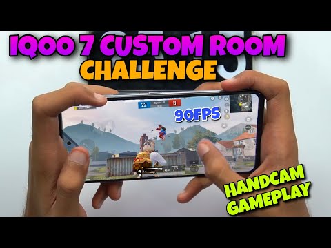 iQOO 7 BGMI 1v1 TDM ROOM HANDCAM GAMEPLAY 🔥