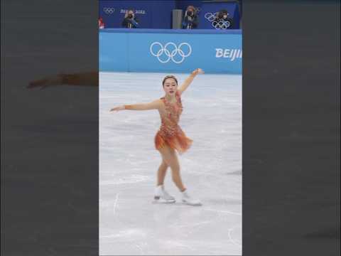 Higuchi Wakaba and her iconic 'Lion King' program at #Beijing2022 🦁