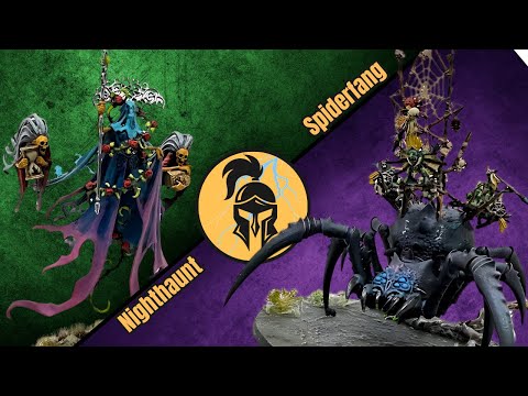 Age of Sigmar Battle Report: Nighthaunt Emerald Host vs Gloomspite Gitz Spiderfang! RageBabyEdition!