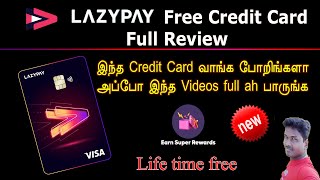 Lazypay Credit Card Full Review & benefits and Charges full details in Tamil@TechandTechnics