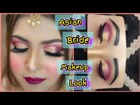 Asian bridal makeup tutorial step by step | Bridal Makeup | #easymakeuptutorial #bridaleyemakeup