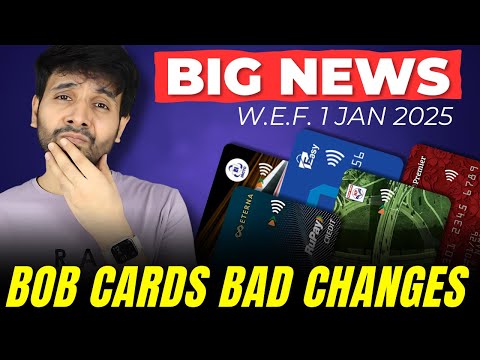 BREAKING: BOB Credit Cards Big Changes