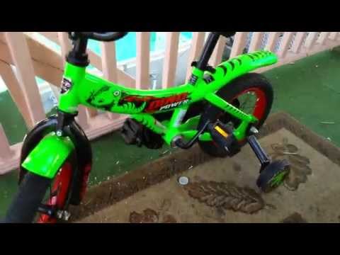 Mini bicicleta de niño dino / mini bikesicle for boy dino dinosaur