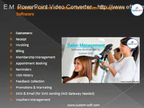 Online Salon Management Software Development by CustomSoft