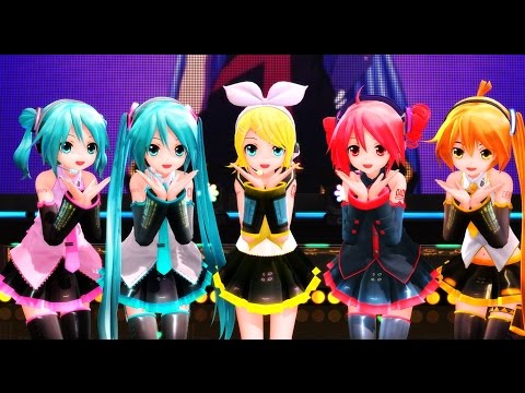 【MMD】気まぐれメルシィ/ Kimagure Mercy - Miku, Rin, Teto and Neru【1080p・60fps】