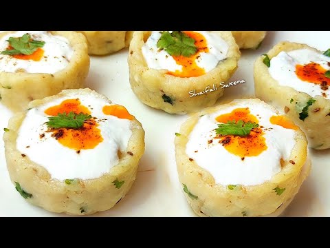 Diwali Special No oil Aloo chaat Cups