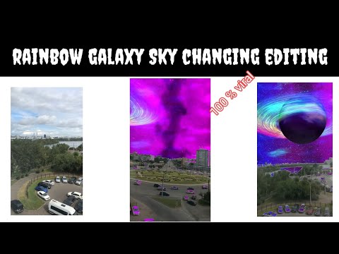 Sky change video editing  | Reels Video Editing | rainbow galaxy Sky | DS Editor