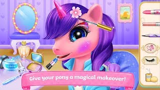 Pony Princess Academy - Coco Play By TabTale Android gameplay for kids