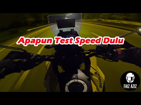 Top Speed Suzuki Vstrom 250 SX Vlog E554